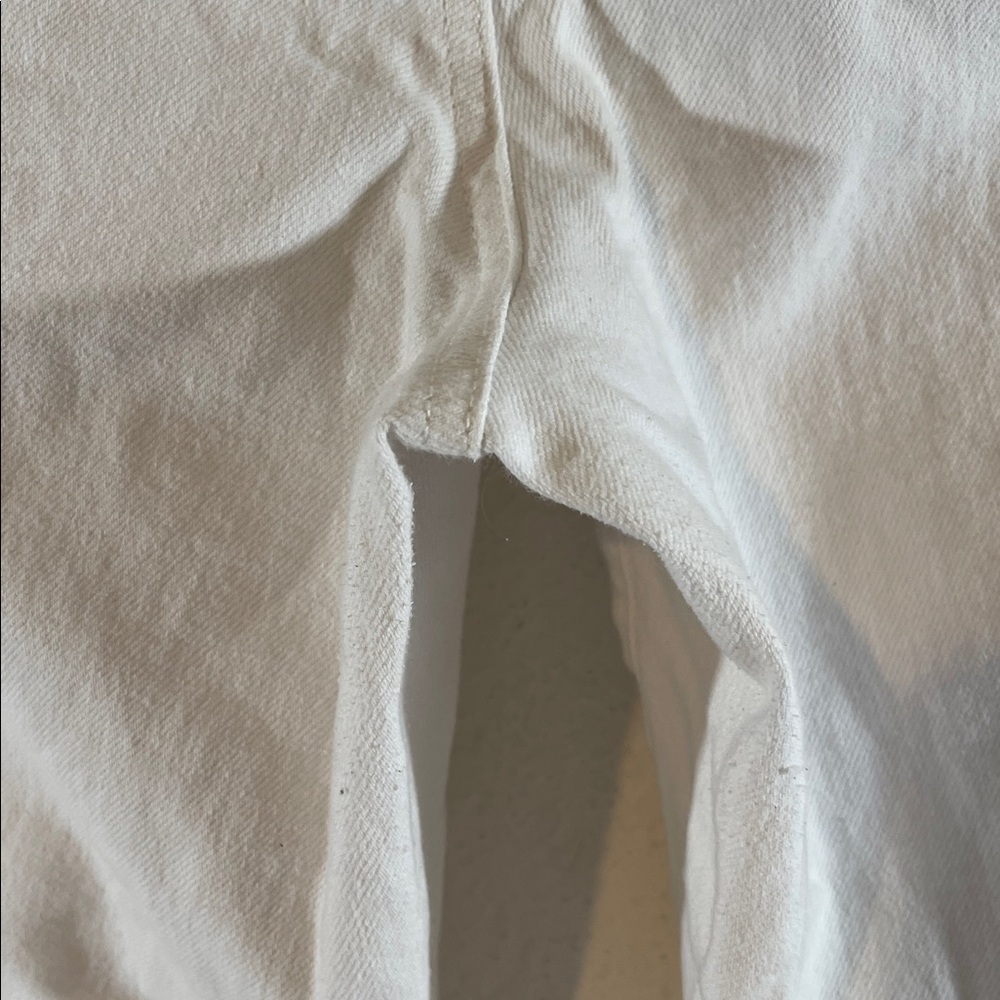 GOOD AMERICAN Good Petite Skinny Skinny White Jeans Size 15 - Picture 8 of 11